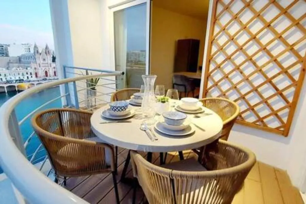 Stunning Beachfront Apartment In St Julians Sliema