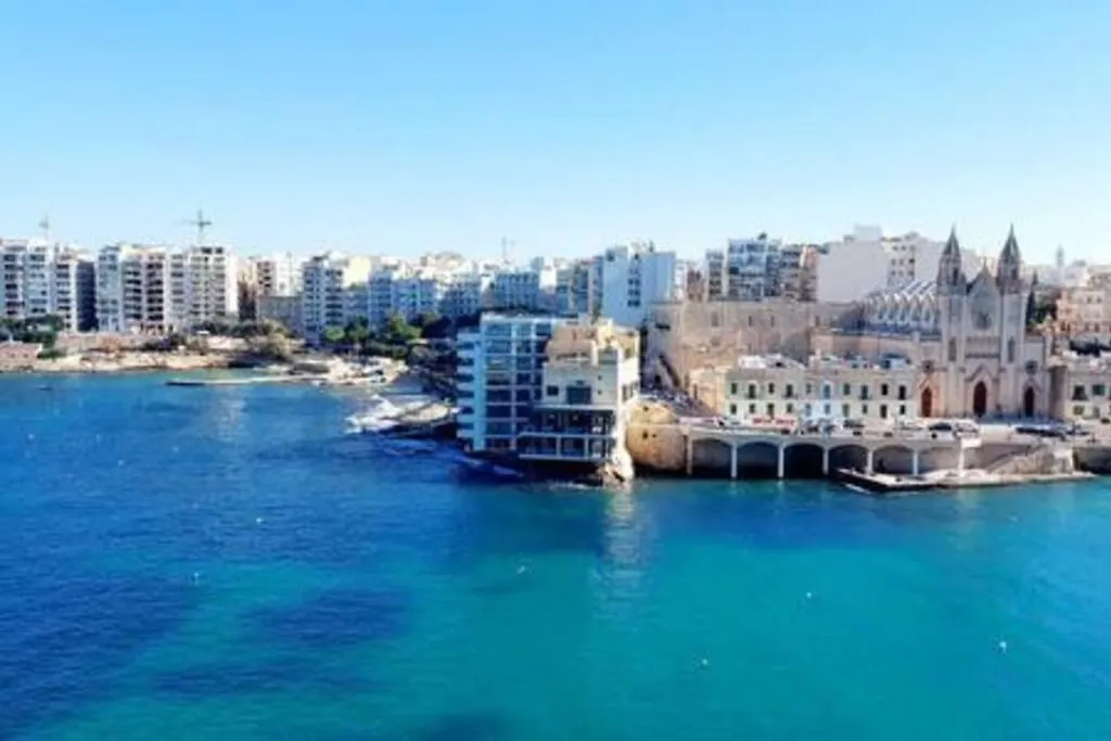 Stunning Beachfront Apartment In St Julians Sliema Malta